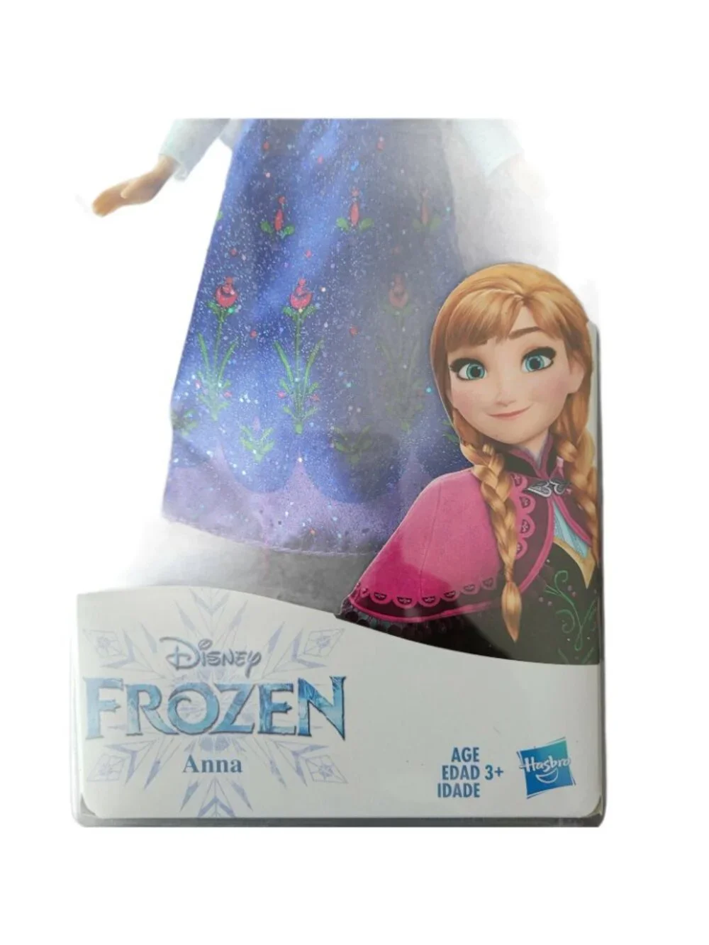 Disney Frozen 11 Inch Anna Doll Hasbro 2019 New In Box Sparkle Dress Ages 3+